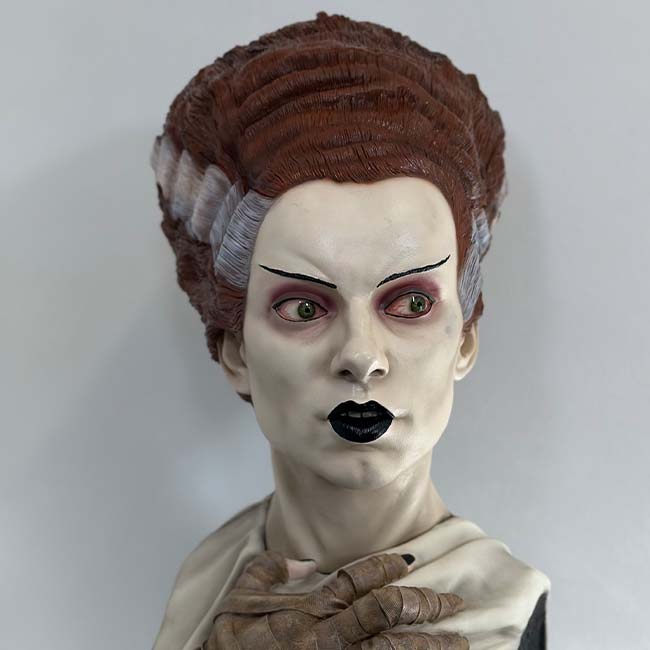 Black Heart Models 1:1 Scale 360 Series Bride of Frankenstein Bust
