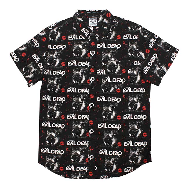 Evil Dead 2 Short Sleeve Button-Up Shirt Version 1