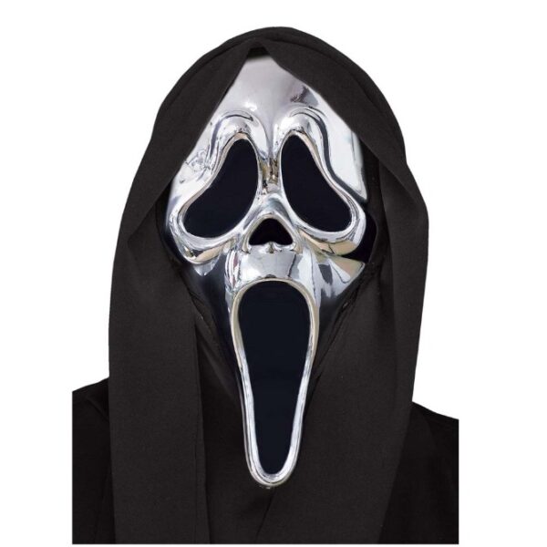 ghostface chrome mask fun world