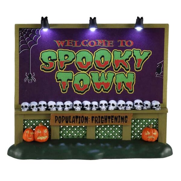 Lemax Spooky Town - Spooky Town Sign