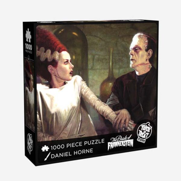 Trick or Treat Studios Frankenstein With Bride Jigsaw Puzzle