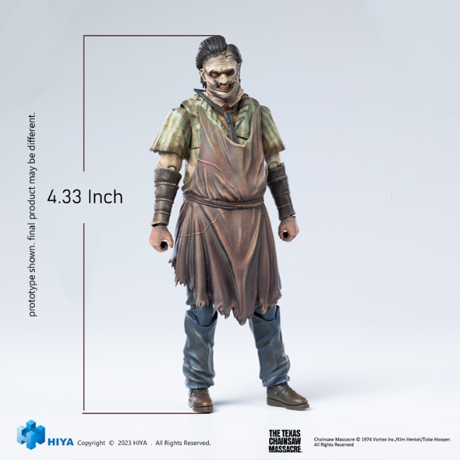 HIYA Texas Chainsaw Massacre (2003) - Leatherface 1:18 Scale Action Figure