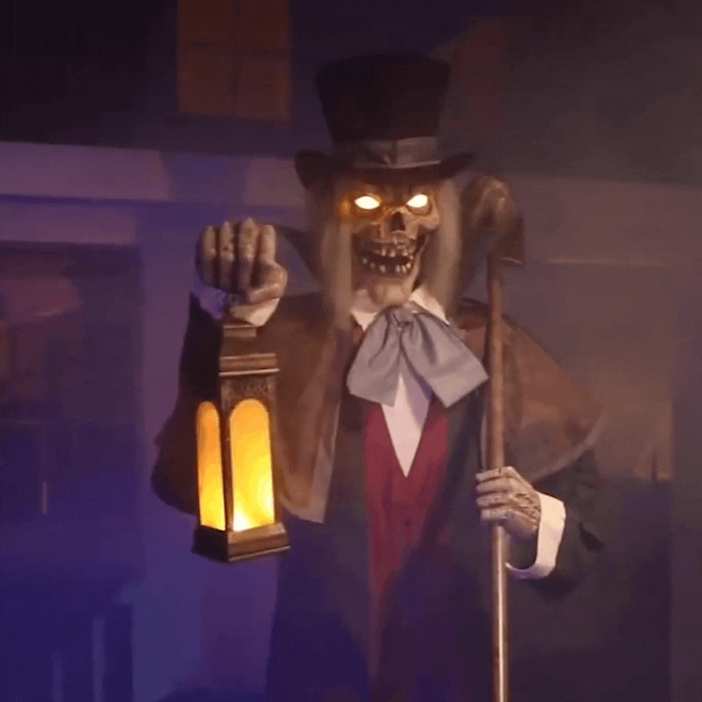 8ft Animated Graveyard Host Prop