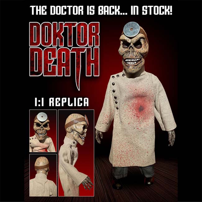 Full Moon Features Retro Puppet Master 1:1 Scale Replica - Doktor Death