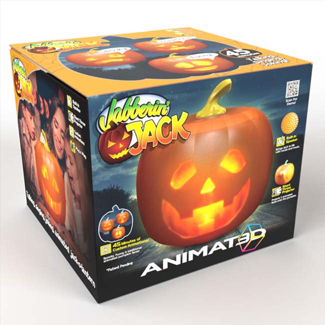 ANIMAT3D Jabberin' Jack Orange Pumpkin (IMPERFECT)