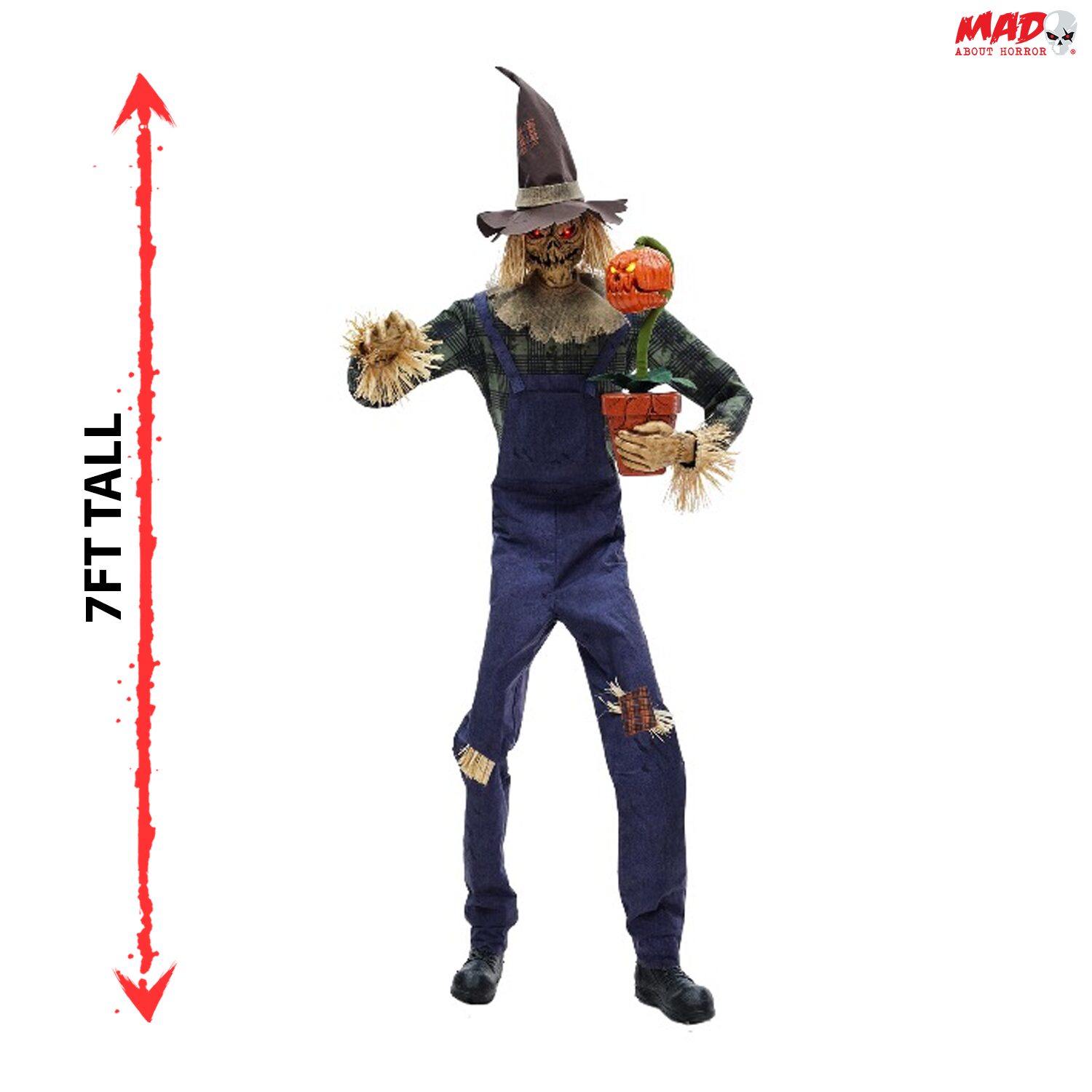Épouvantail harceleur pourri de 7 pieds (affaire à ne pas manquer)