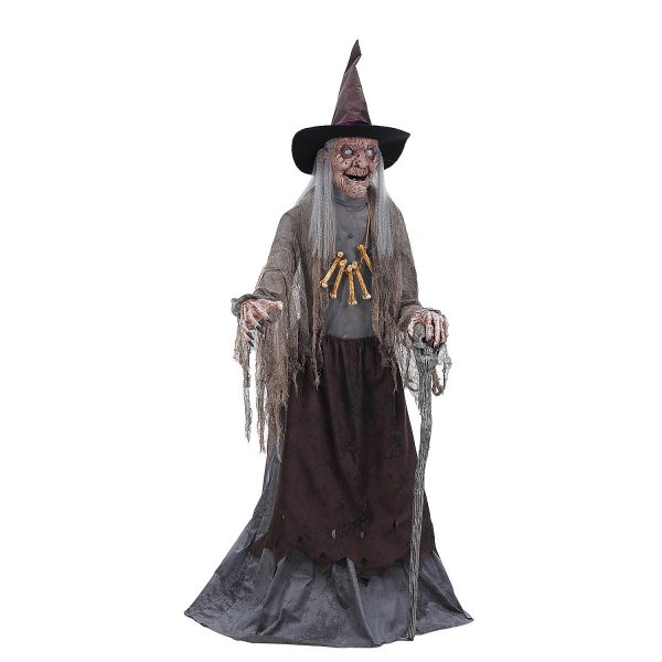 servo witch life size animatronic halloween