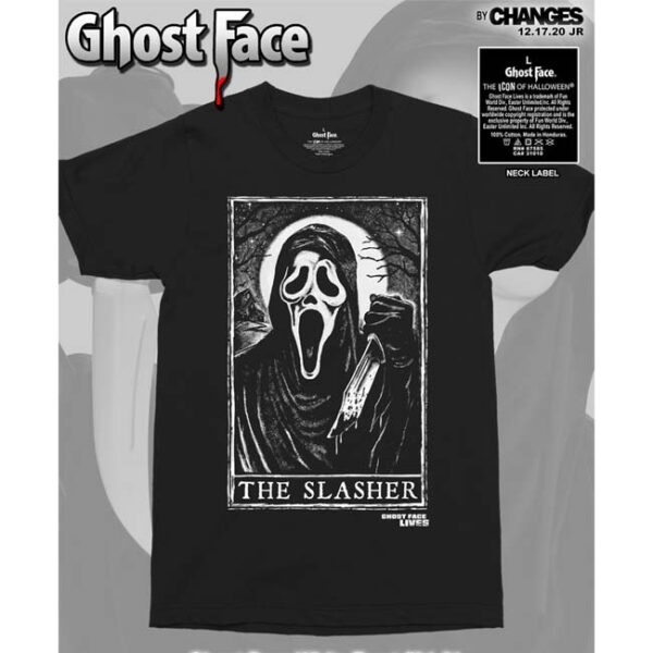 Ghost Face White Tarot T-Shirt