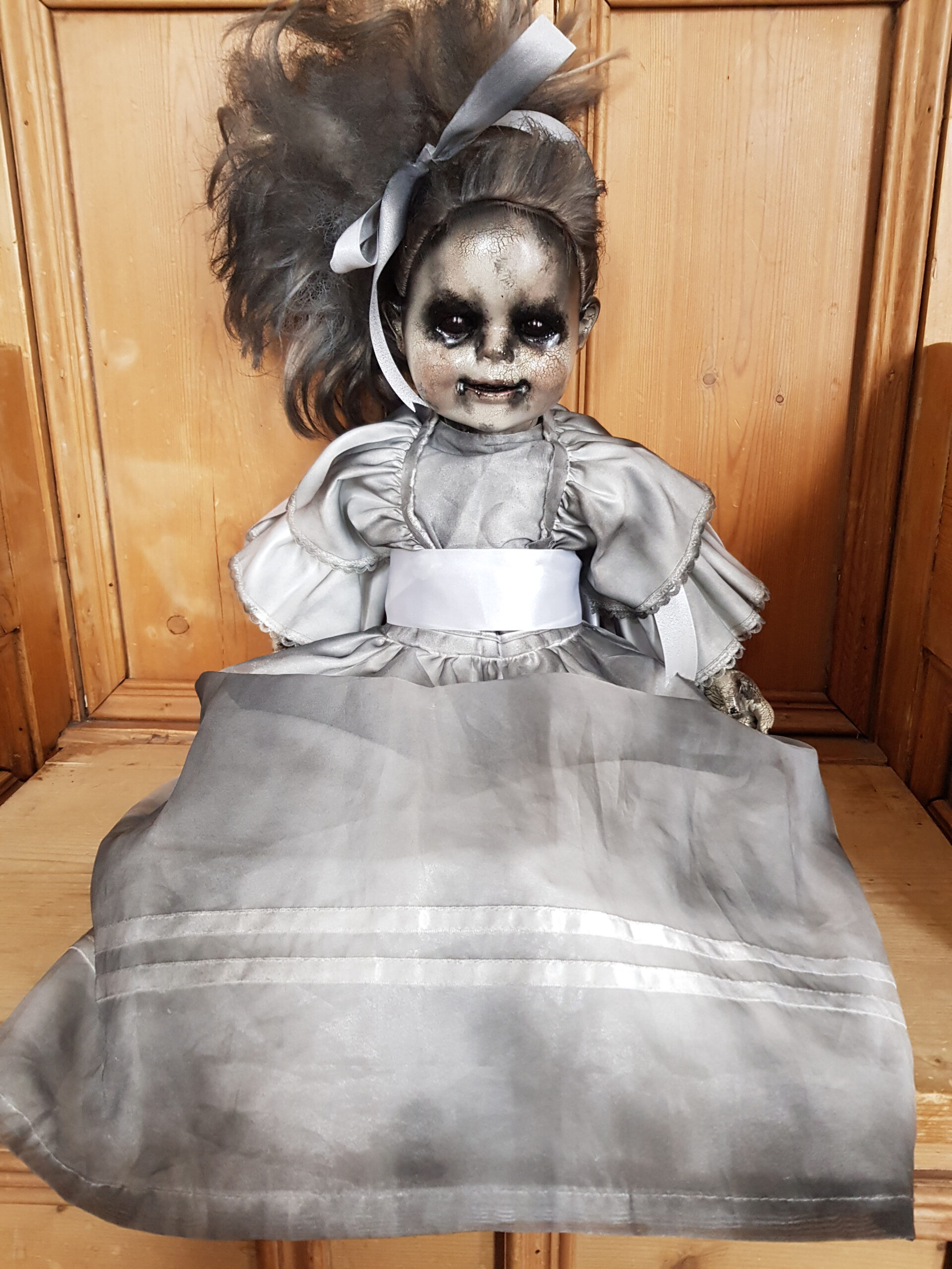 OOAK Gothic Horror Doll - Grey Grace