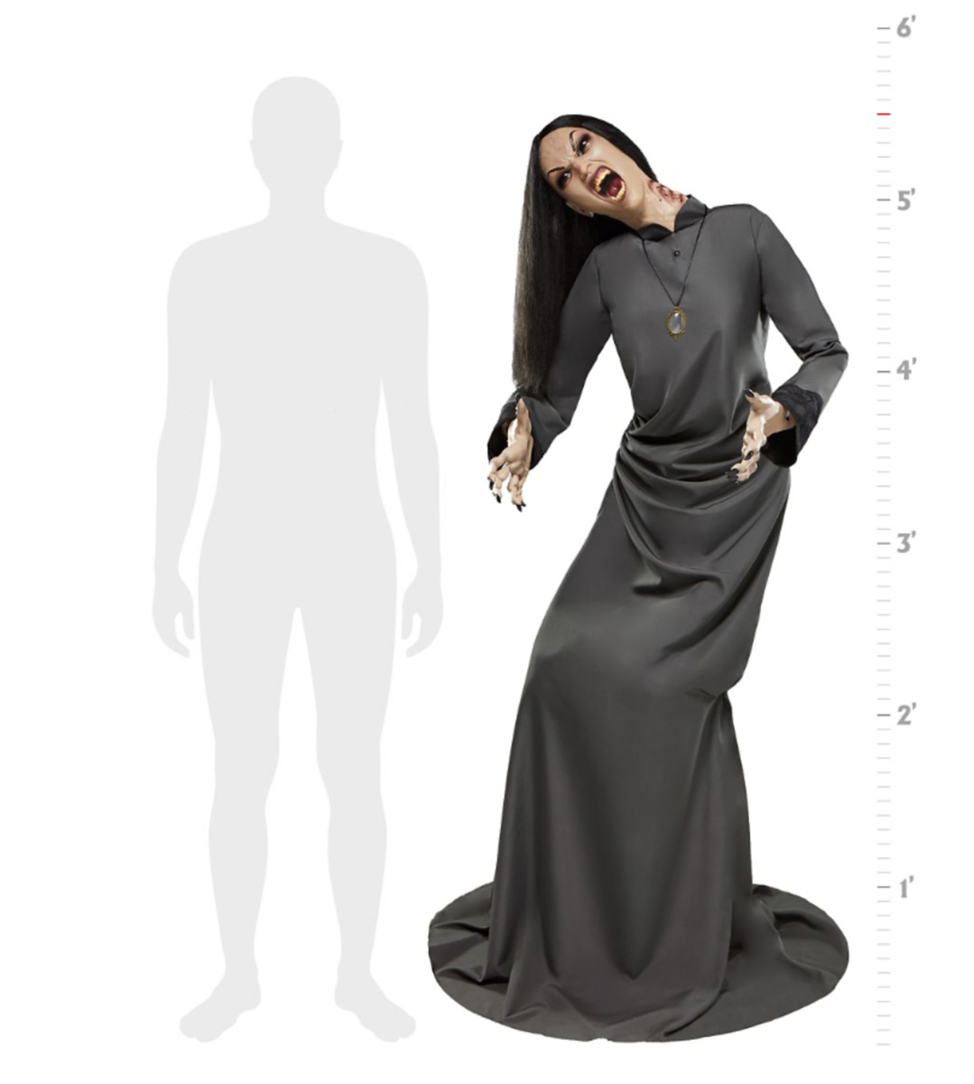 Spirit Halloween - 5.8 Ft The Widow Animatronic