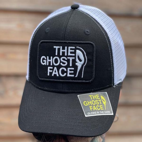 Ghost Face Glow Patch Trucker Hat