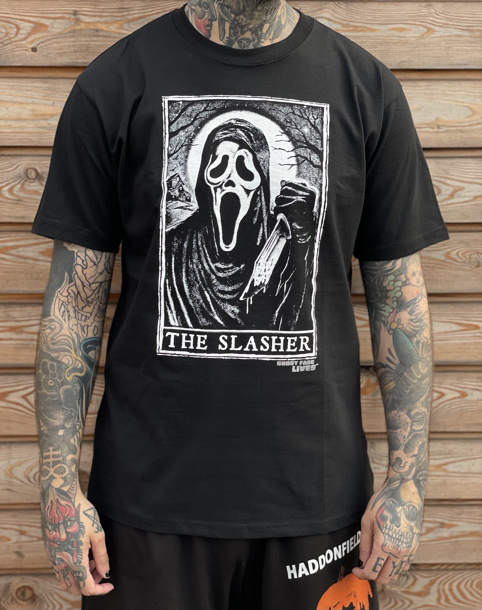 Ghost Face White Tarot T-Shirt