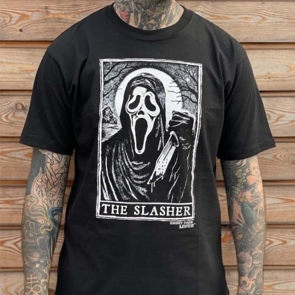 Ghost Face White Tarot T-Shirt