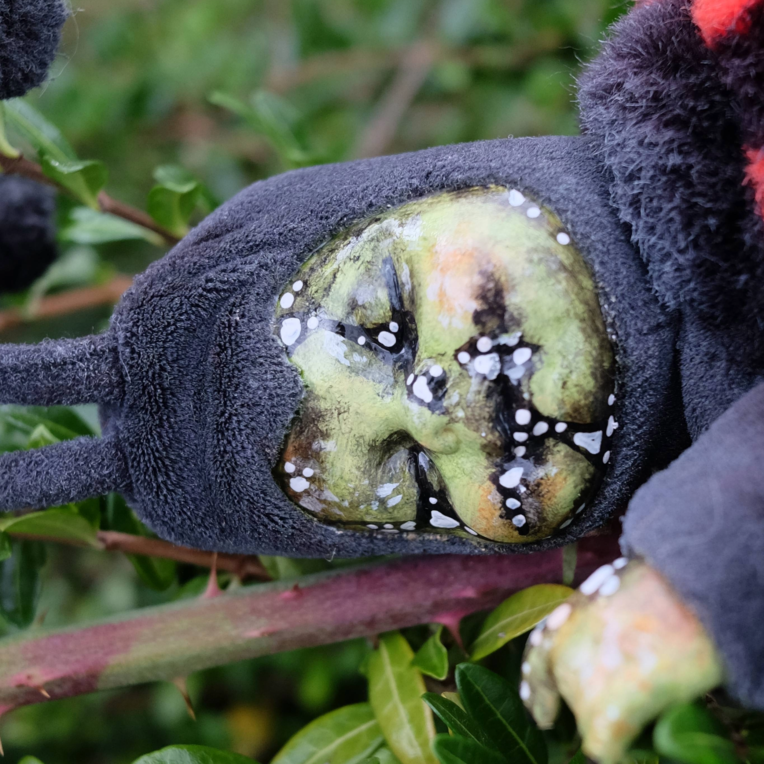 OOAK Gothic Horror Doll -  Broken Ladybug Bug Doll