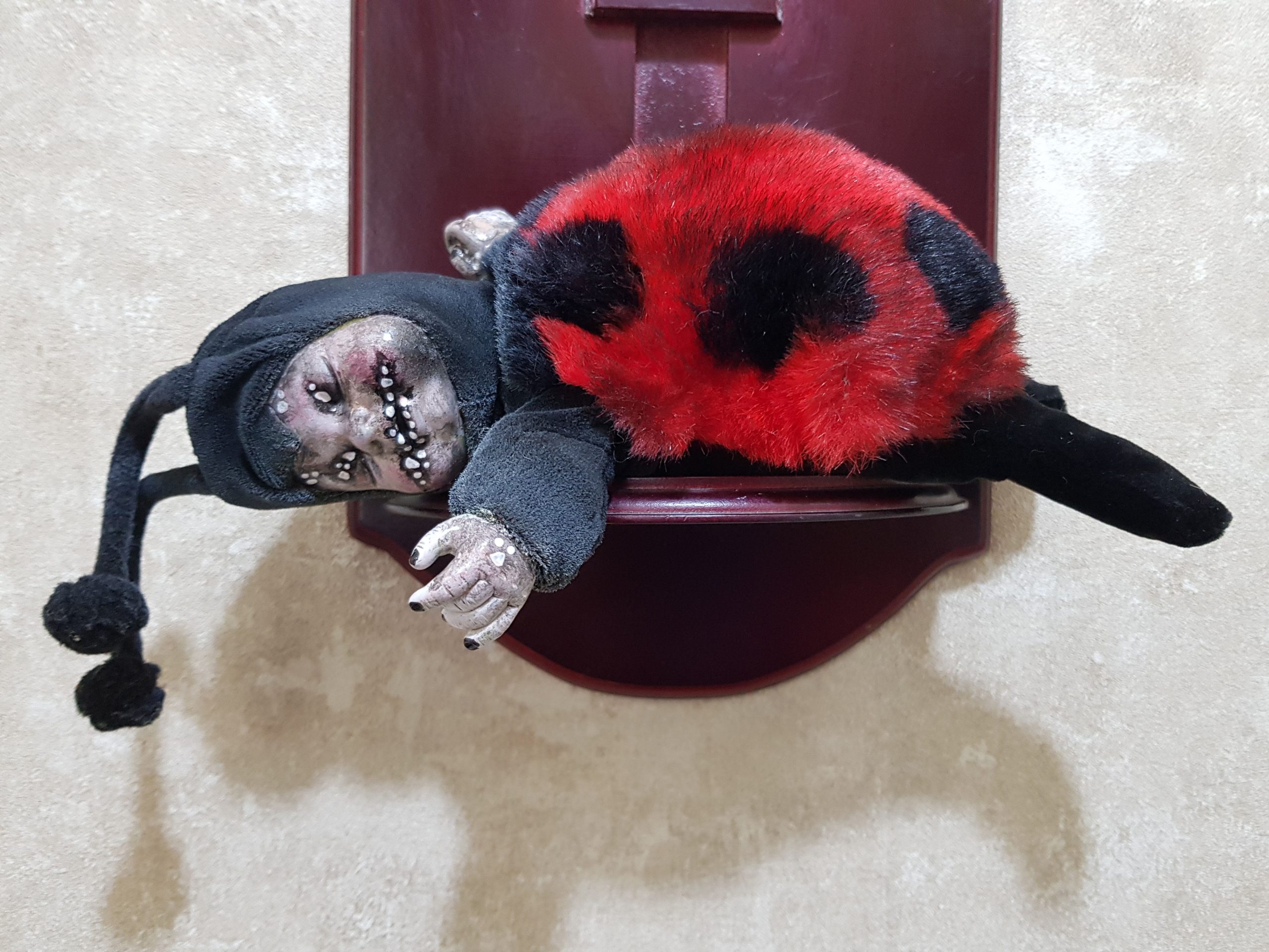 OOAK Gothic Horror Doll -  Ghostly Ladybug Bug Doll