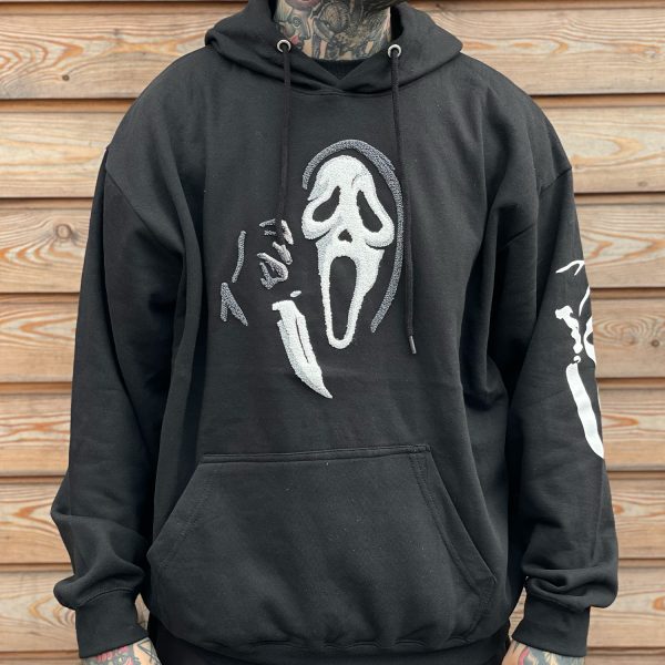 ghostface chenille hoodie