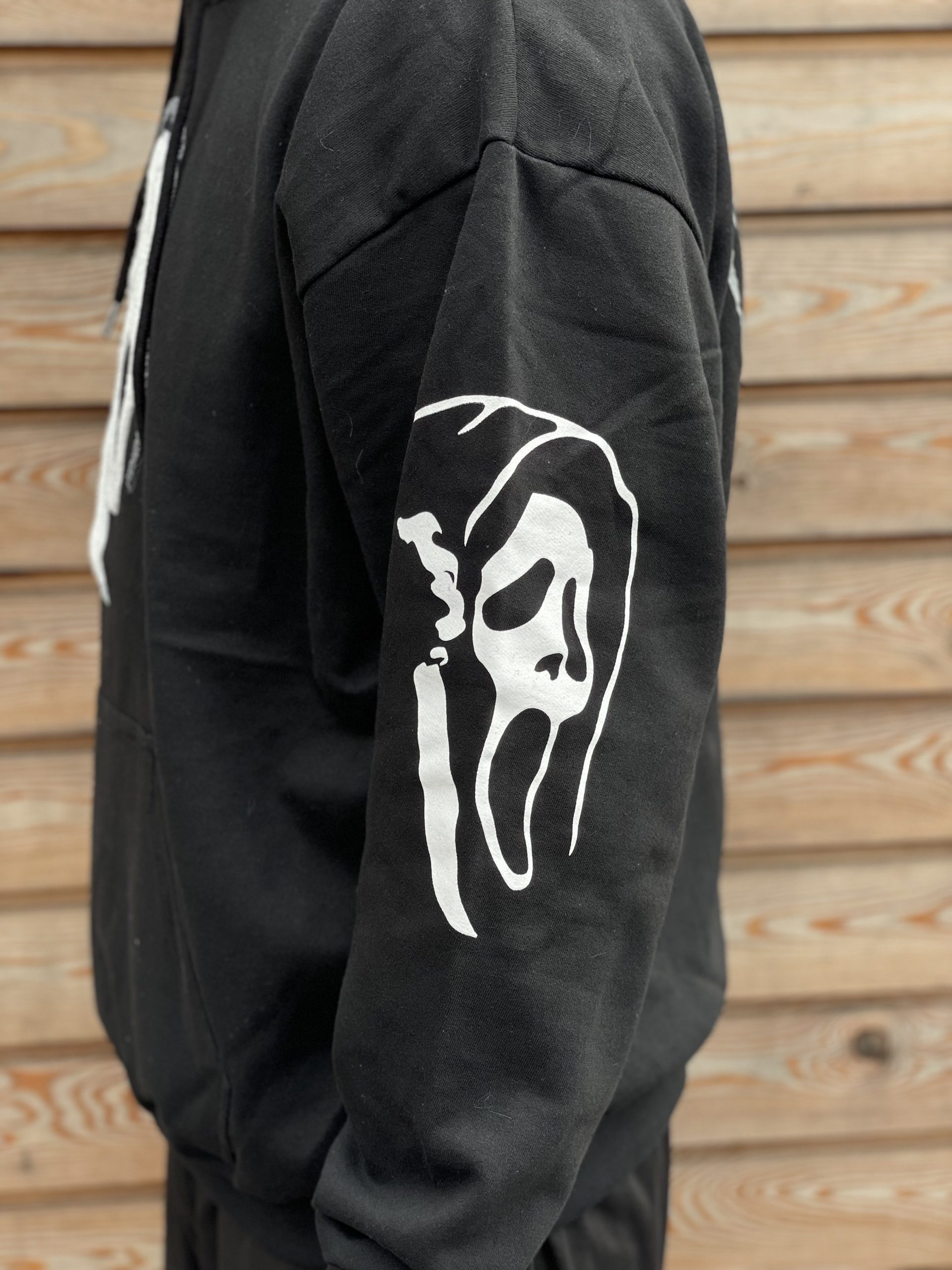 GhostFace Chenille Patch Hoodie