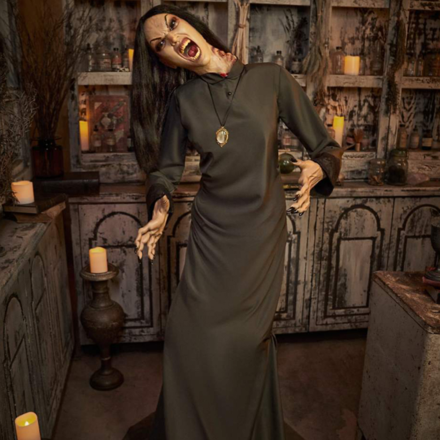 Spirit Halloween - 5.8 Ft The Widow Animatronic