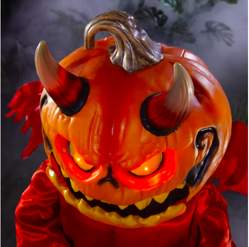 Devil Pumpkin Twins Animated Prop | Mad About Horror