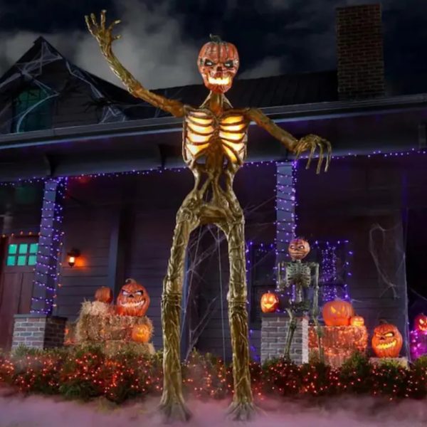 Home Depot 12ft giant inferno pumpkin animatronic