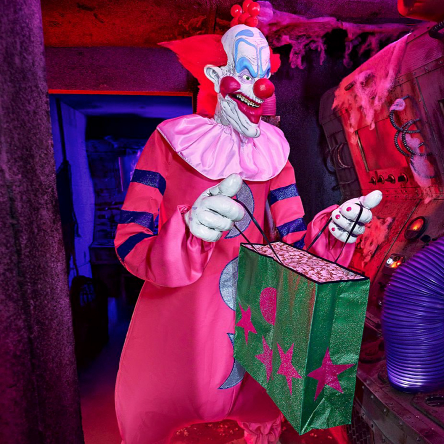 7.2 Ft Slim Animatronic – Killer Klowns from Outer Space (Spirit Halloween)