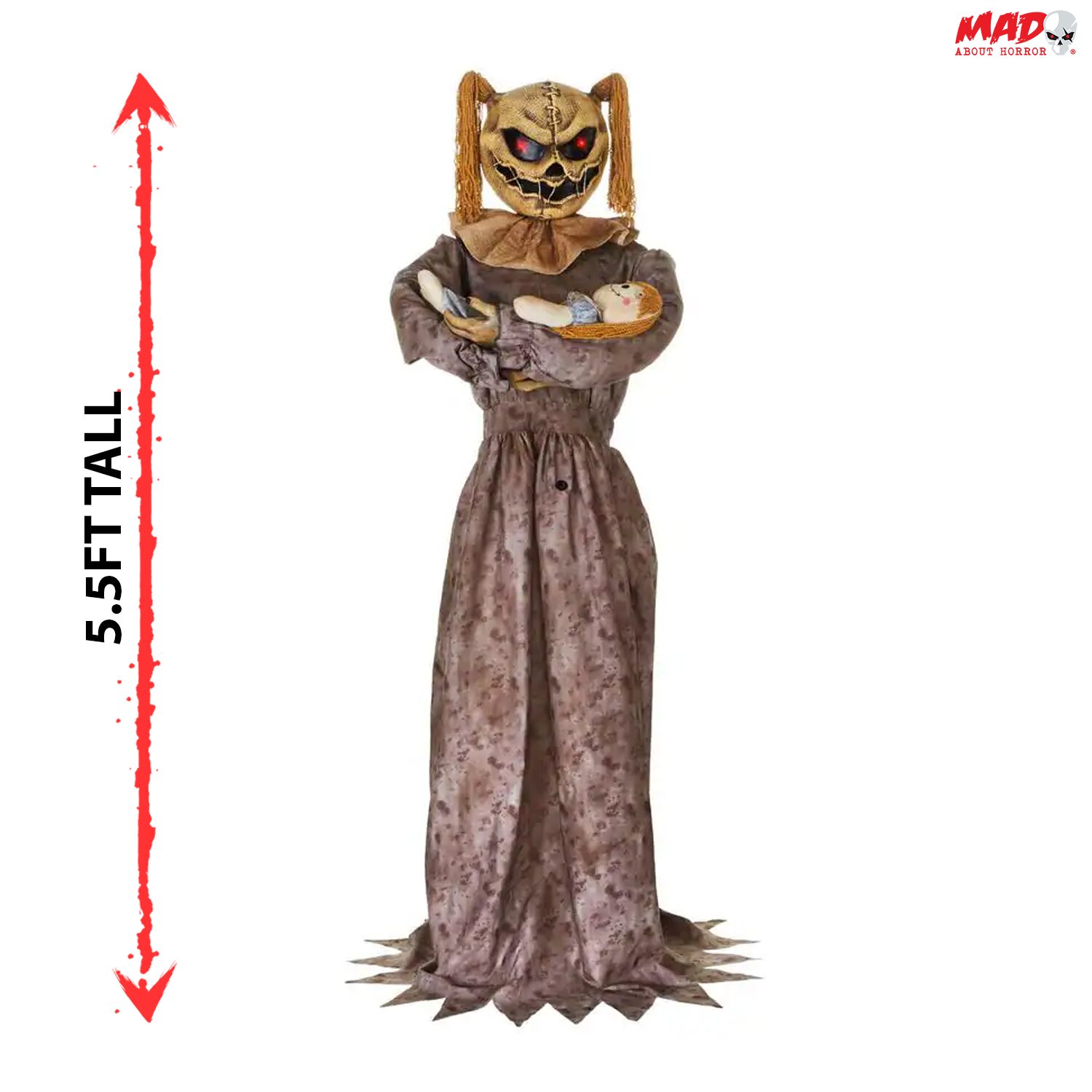 5.5ft Sitter of Souls Halloween Animatronic