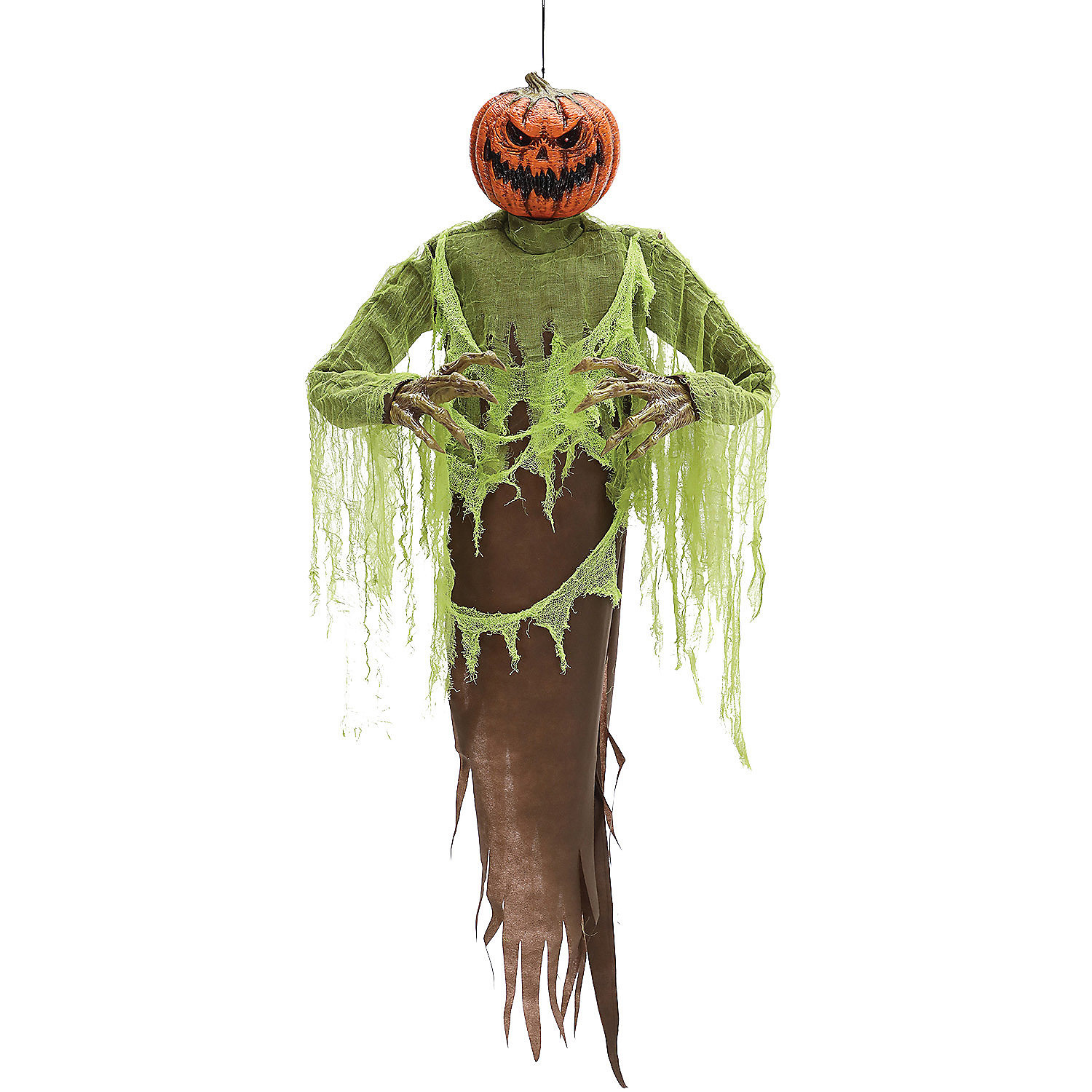 5ft Hanging Pumpkin Scarecrow Halloween Prop | Mad About Horror