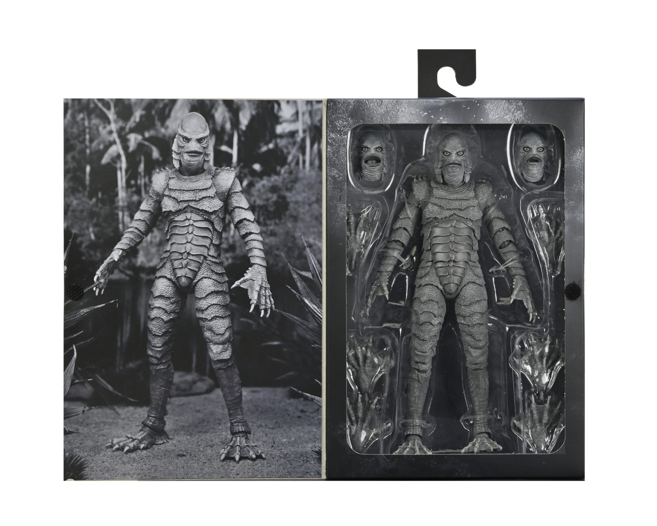 NECA The Creature From The Black Lagoon Ultimate 7" Action Figure (B/W ...