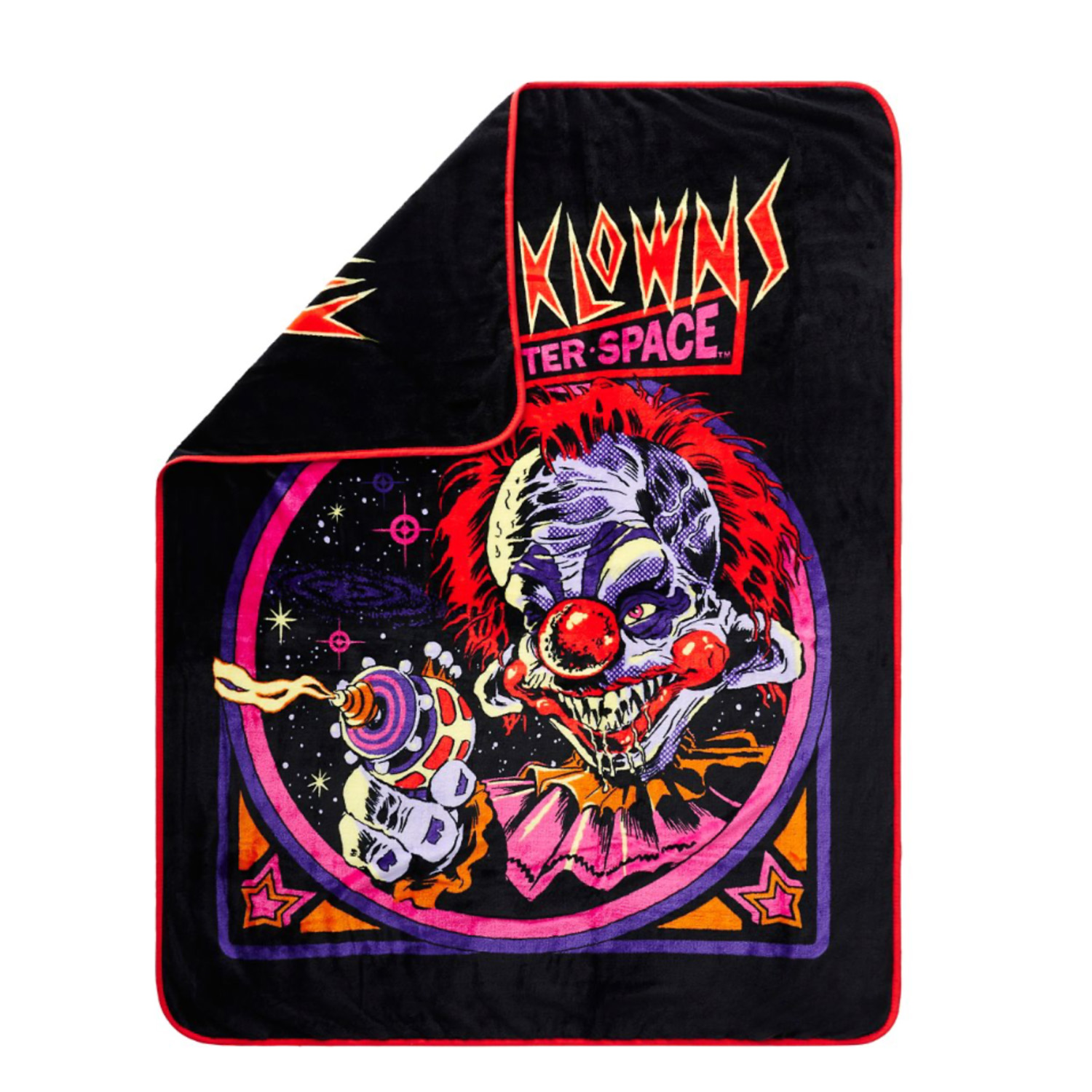 Killer Klowns from Outer Space Retro Fleece Blanket (Spirit Halloween)