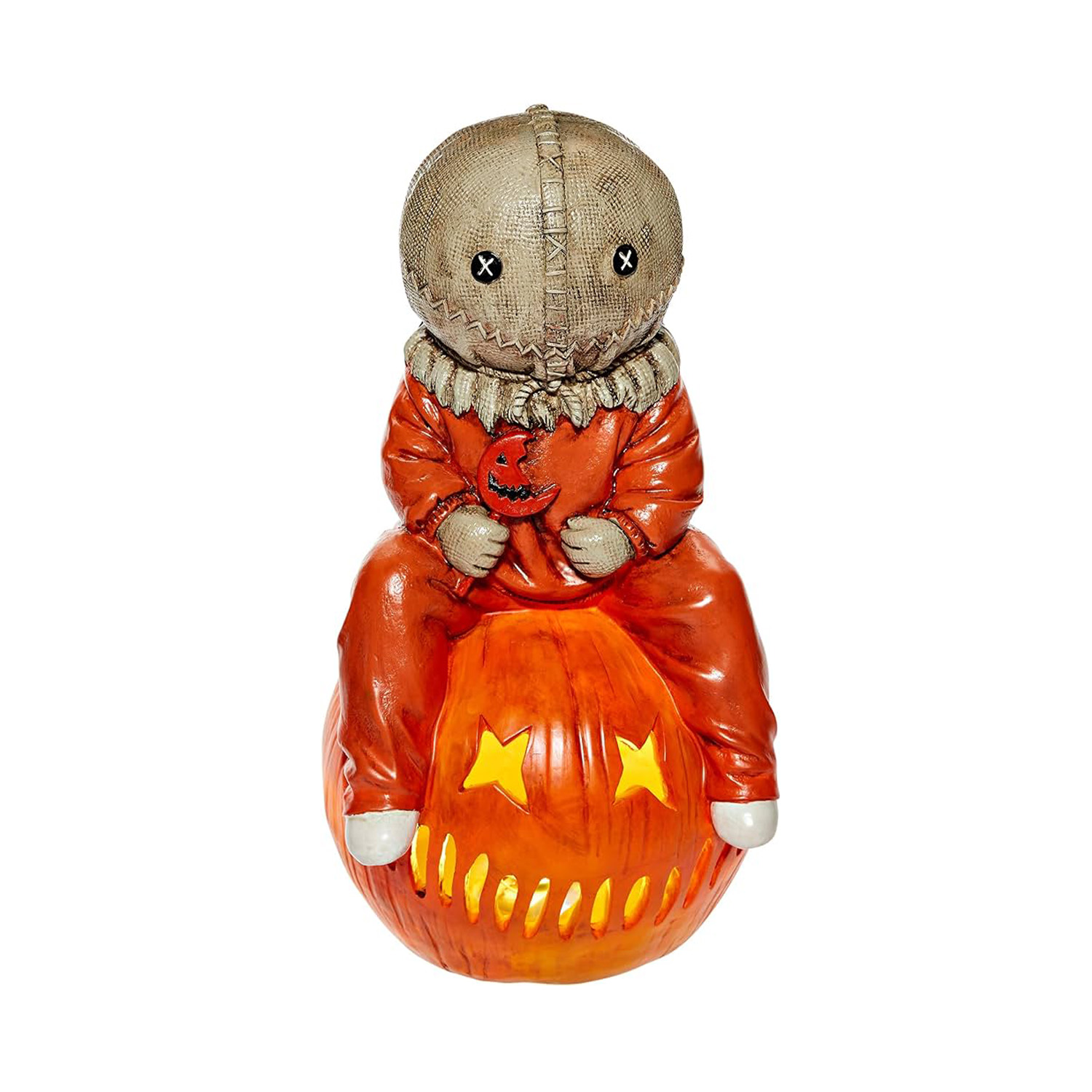 Spirit Halloween Trick R Treat 16" Light Up Sam Statue Mad About