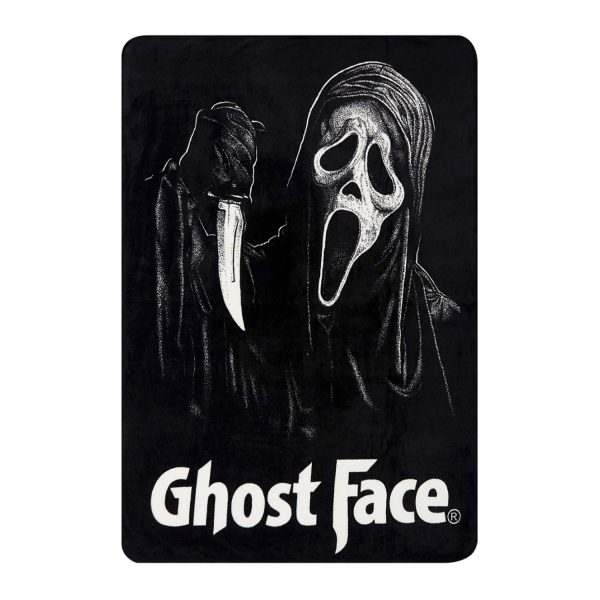 Spirit Halloween ghostface blanket
