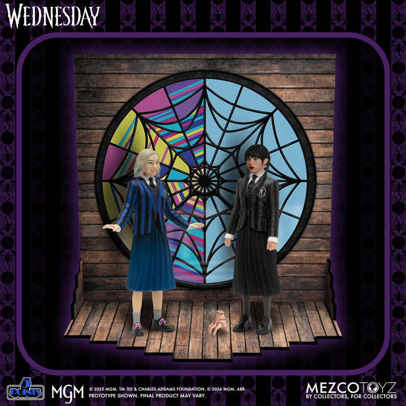 MEZCO 5 Points Wednesday & Enid Boxed Set - PRE ORDER