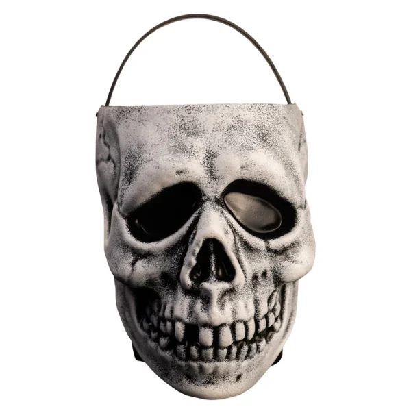 Don Post Skull Halloween Candy Pail