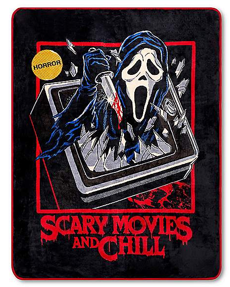 Scary Movie and Chill GhostFace Blanket | Mad About Horror