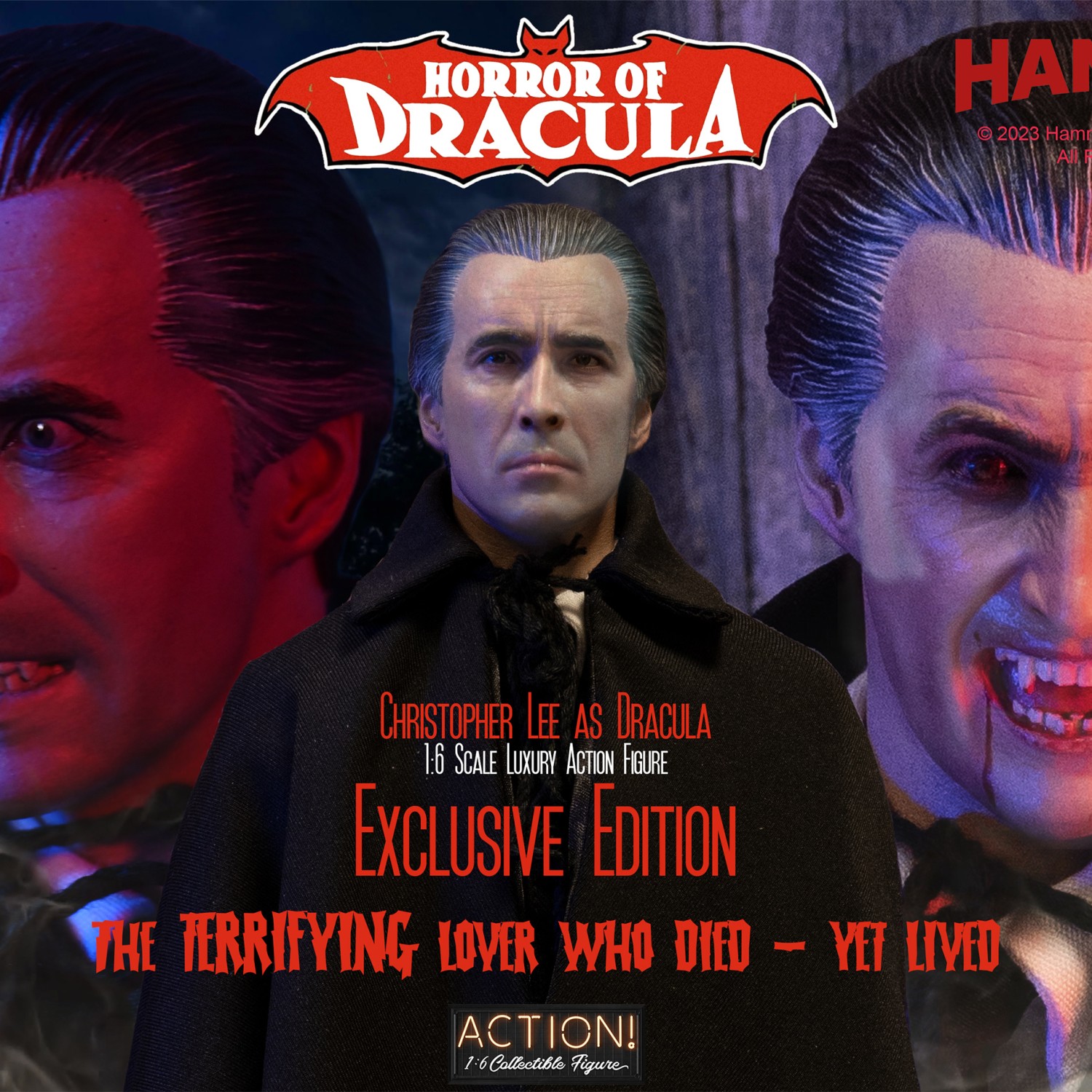 INFINITE STATUES (Kaustic Plastik) - Horror of Dracula: Christopher Lee as Dracula 1/6 Dracula - WEB EXCLUSIVE