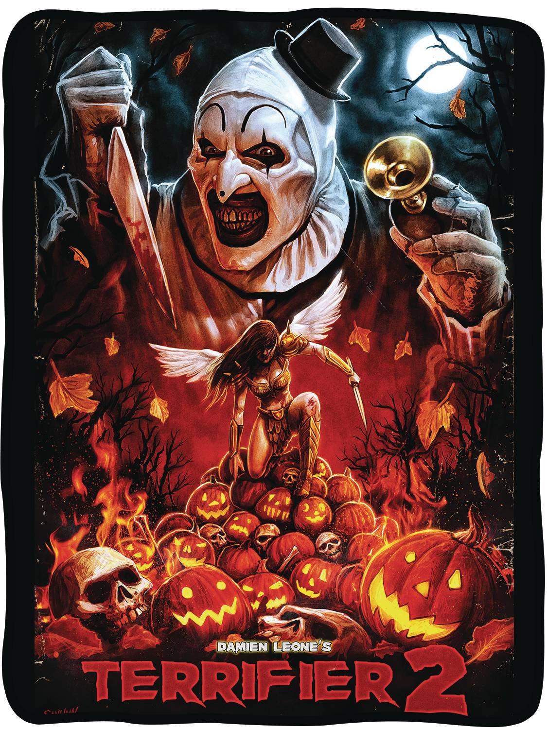 Terrifier 2 Fleece Blanket