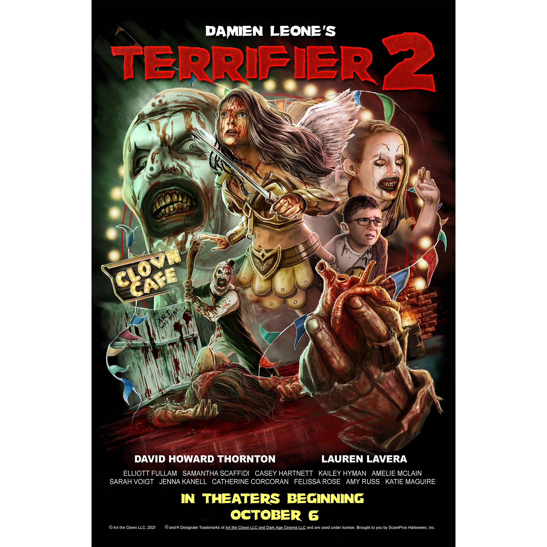 Terrifier 2 Officially Licensed Movie Poster - 24 x 36