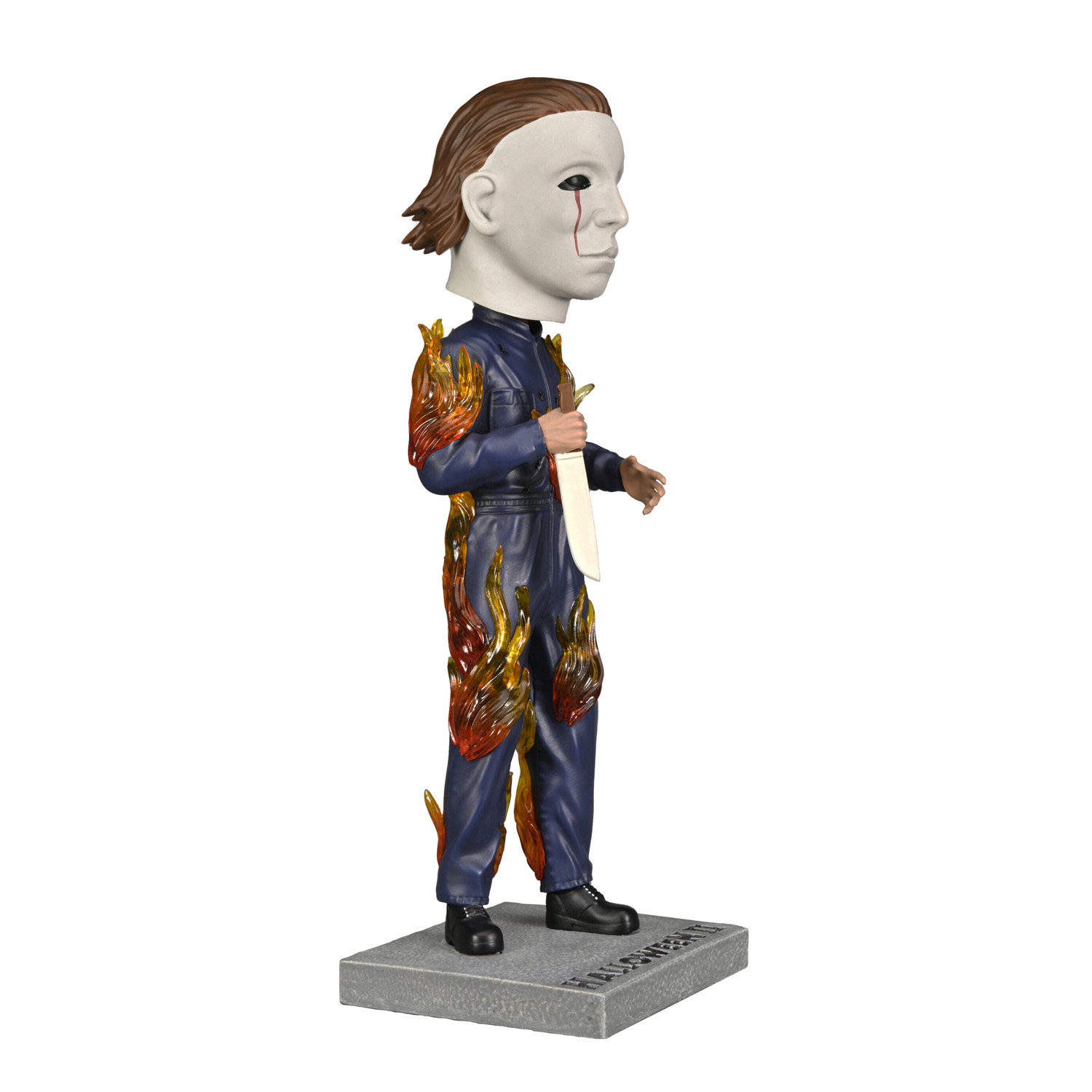 NECA Halloween 2 Michael Myers Head Knocker (On Fire)