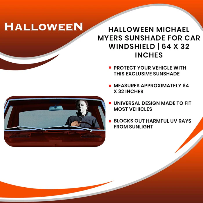 Halloween Michael Myers Car Sun Shade