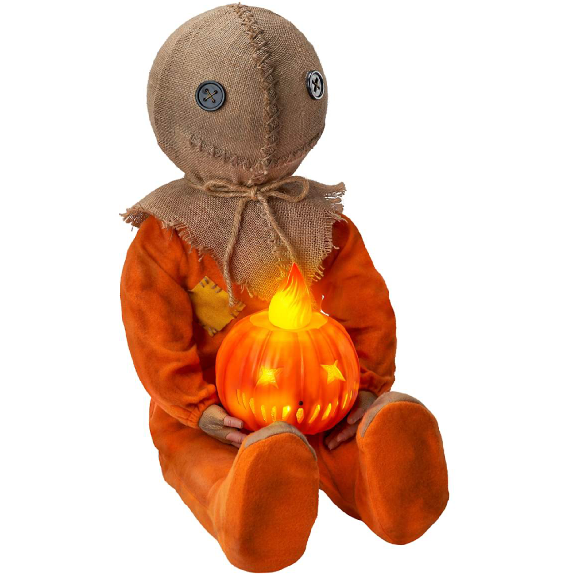 Light-Up Sitting Sam Doll - Trick 'r Treat (Spirit Halloween) | Mad ...