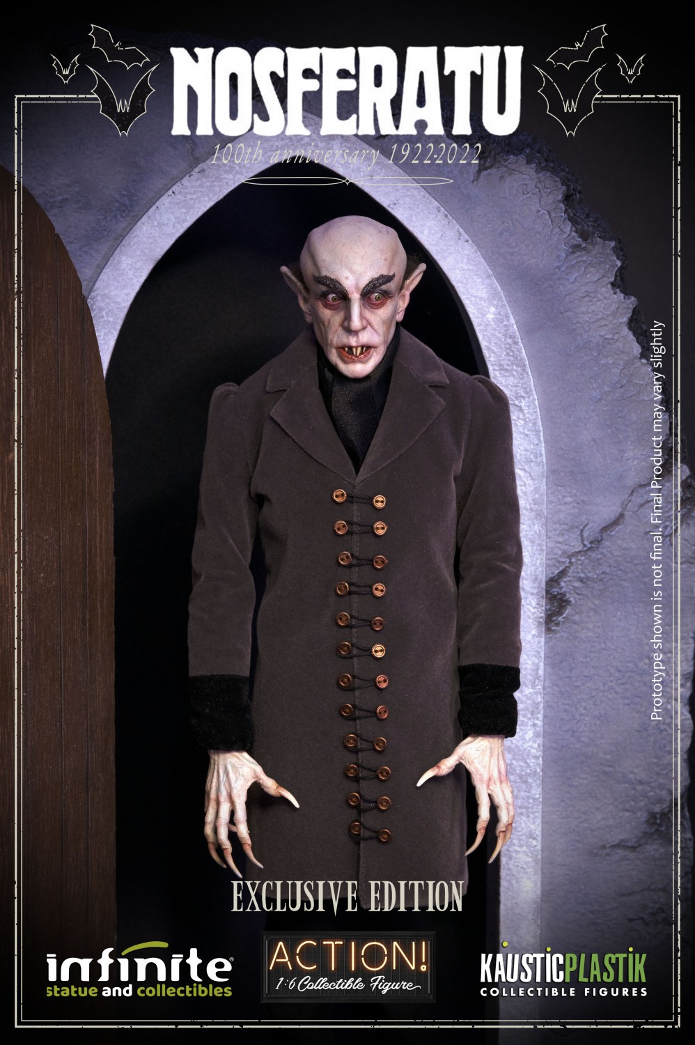 INFINITE STATUES - Nosferatu 100th Anniversary 1/6 Scale Action Figure - Web Exclusive