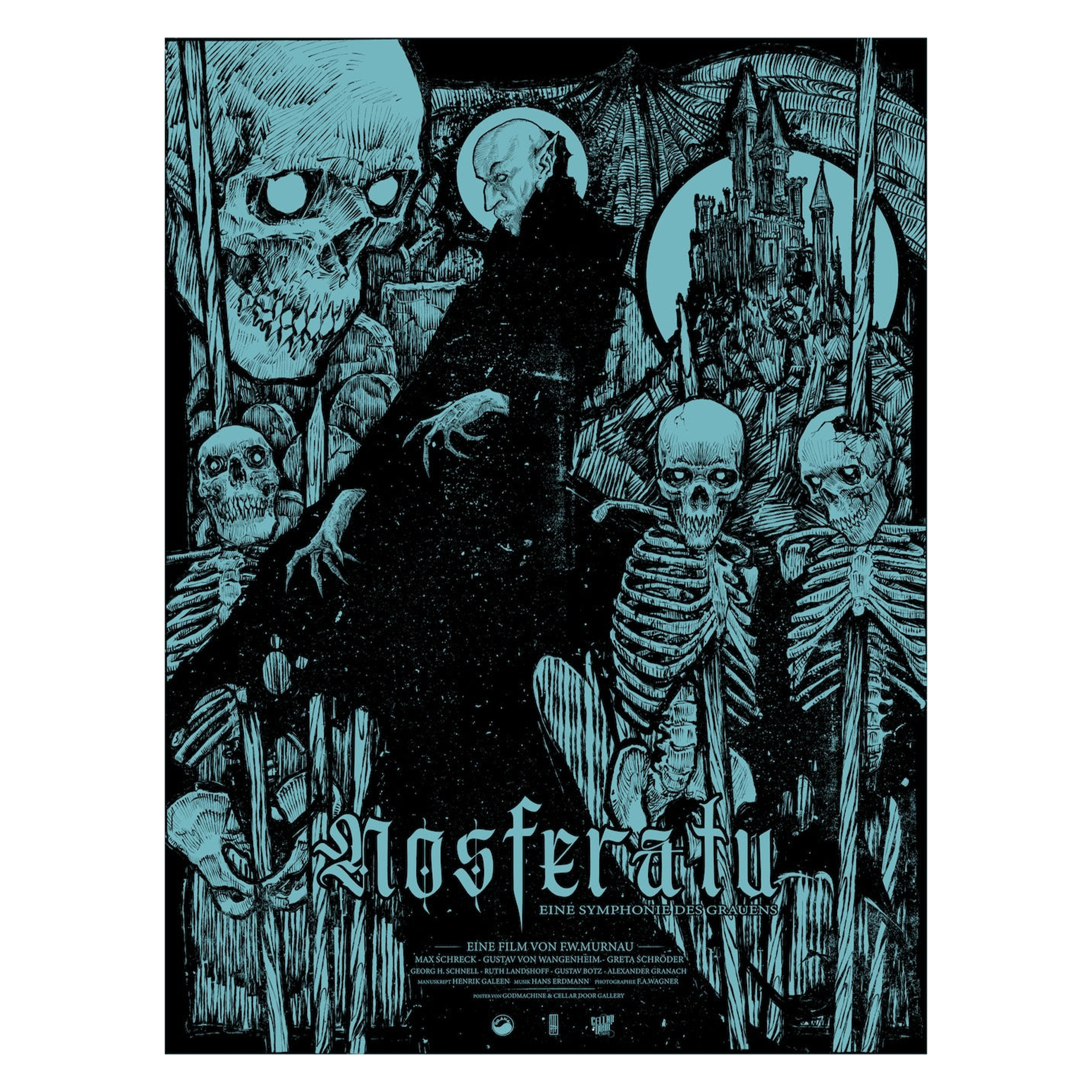 Nosfersatu Screen Print Poster - Sacrebleu