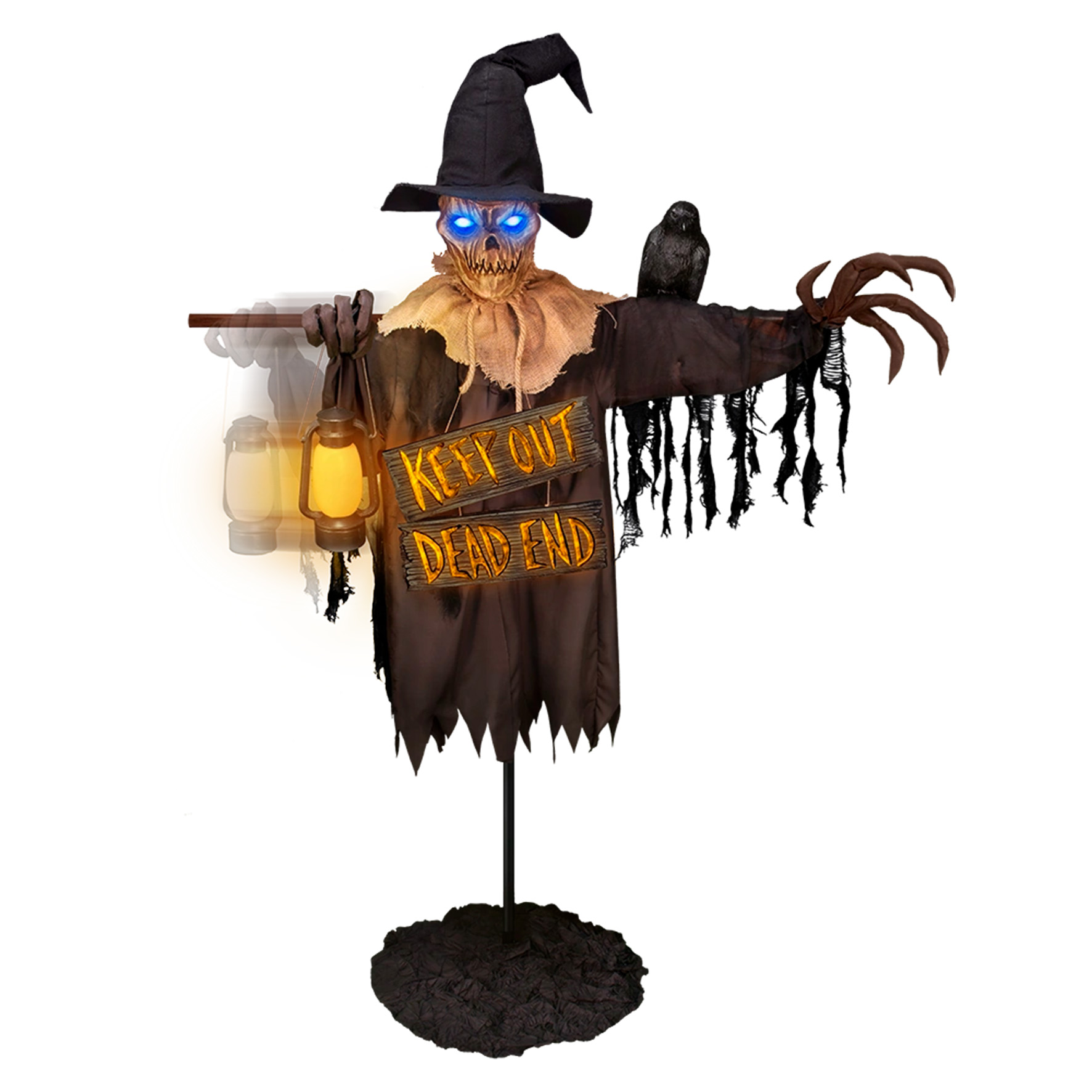 Lantern Scarecrow Animated Prop