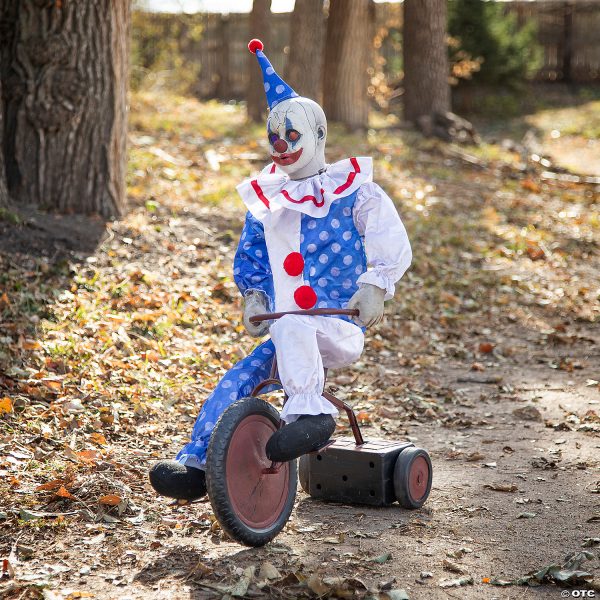 tricycle clown halloween animatronic