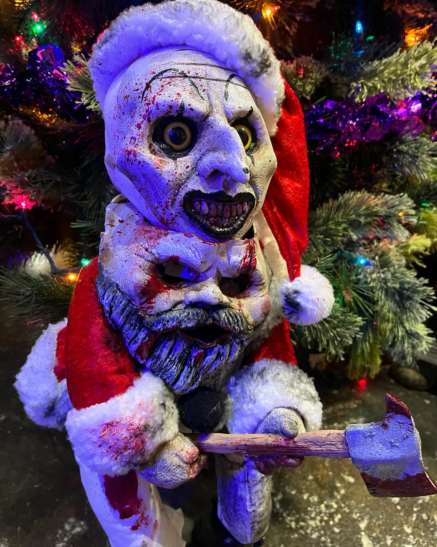 Forevermore Doll - Terrifier Art the Clown Christmas Santa Version