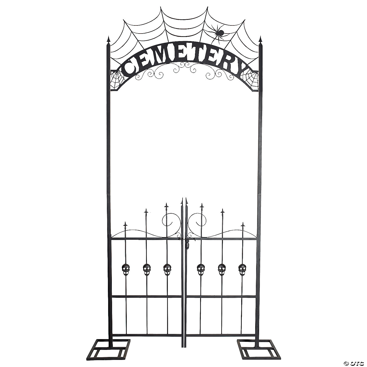 8.5 Ft Cemetery Archway Gate Halloween Decoration