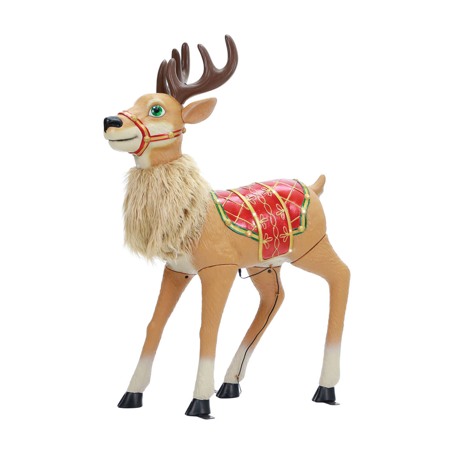 Whimsical Christmas Reindeer Animated Prop