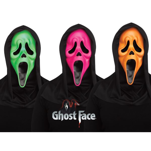 fun world ghostface fluorescent mask