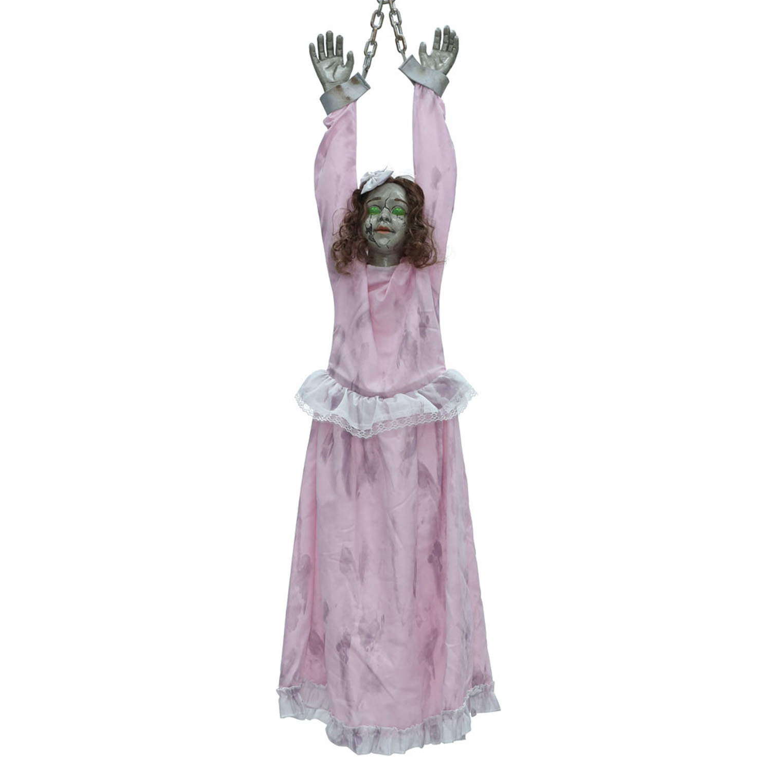 Hanging Shaking Antique Doll Animated Prop (1.4m)