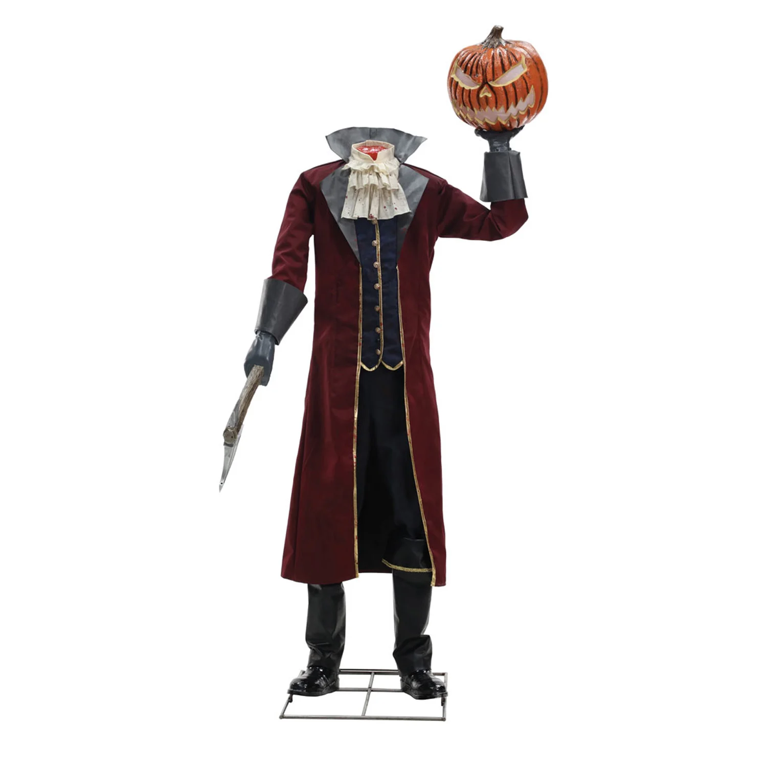 Animierte Halloween-Requisite des kopflosen Reiters
